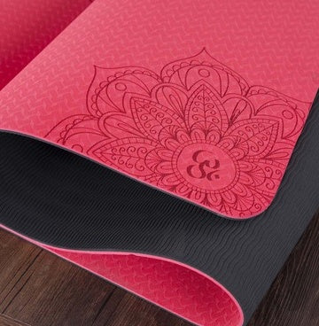 Elevate Your Yoga Practice with Our Dual-Color TPE Non-Slip Yoga Mat